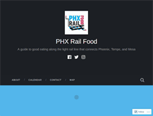 Tablet Screenshot of phxrailfood.com